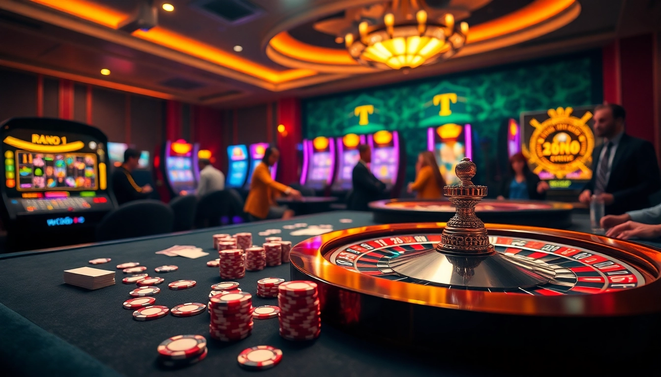 Experience thrilling gameplay in the elegant fa 88 casino environment with vibrant tables and exciting action.