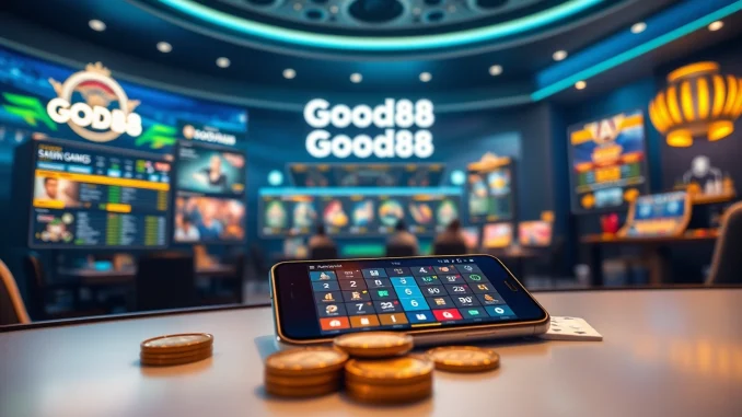 Excited players engaging with the Good88.hu.net platform in a vibrant online gaming environment.