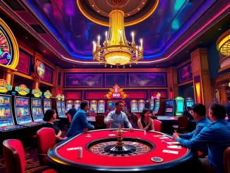 Experience the thrill of gaming at the s666 casino with vibrant tables and exciting players.