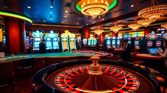 Engaging roulette gameplay at https://nk88.horse/ showcasing luxurious casino atmosphere.