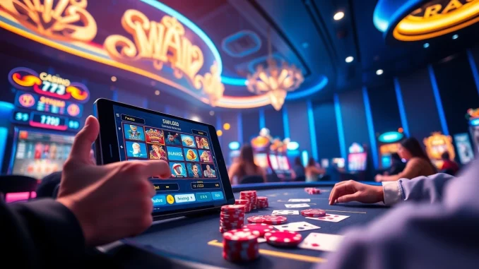Exciting online gaming experience at new88go.com with vibrant casino elements.