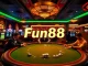Experience high-energy poker and thrilling games at Fun88's luxurious gaming table.