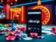 Experience the excitement of gambling at rikvip.gb.net with vibrant casino elements showcasing poker chips and roulette.