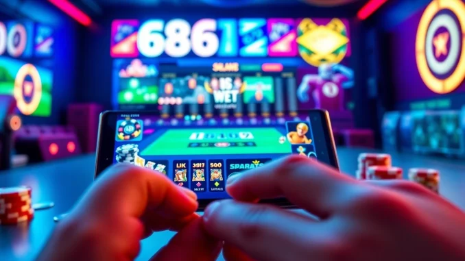Interactive gaming interface at bk860s.com showcasing sports and casino excitement.