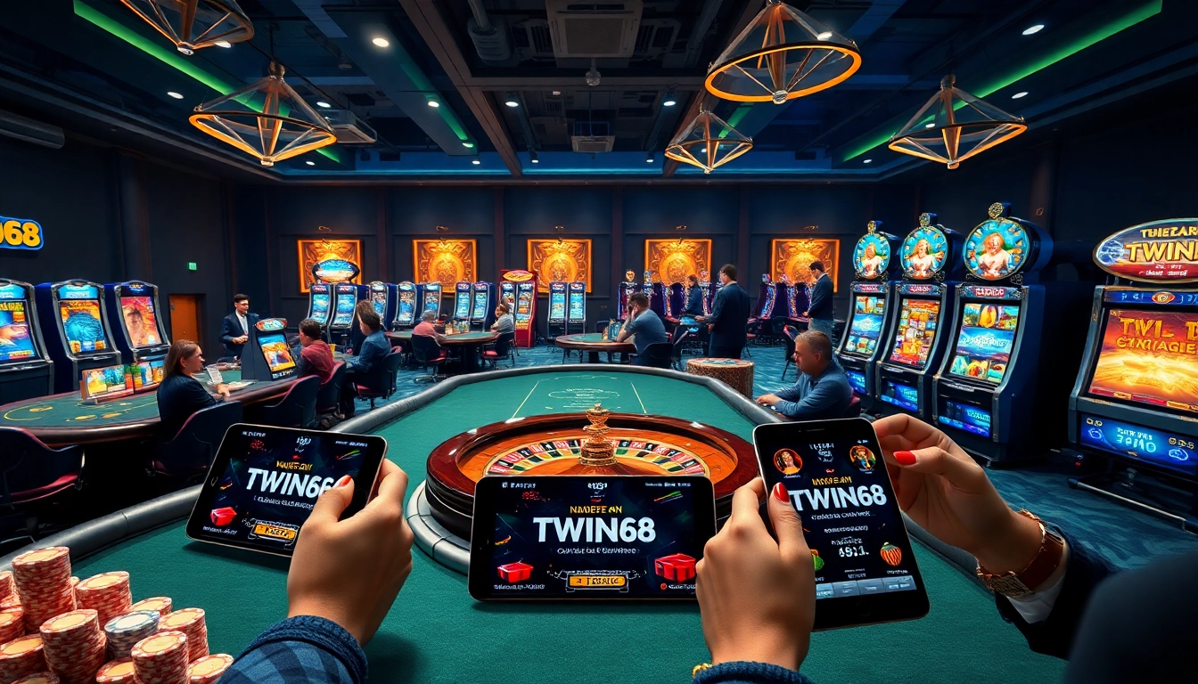 Engage in exhilarating casino games at TWIN68 with vibrant visuals and exciting gameplay experiences.