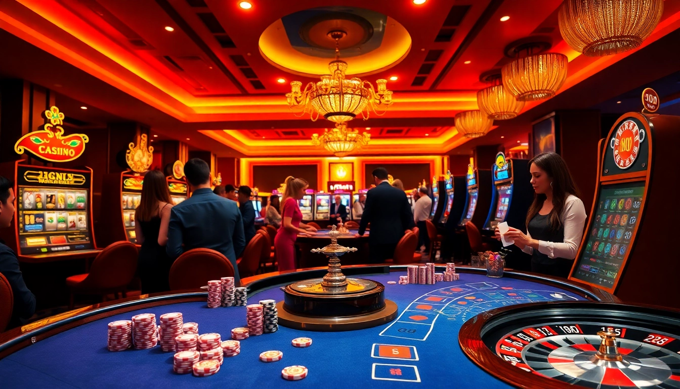 Experience the thrilling atmosphere of gambling at uk 88, with vibrant poker chips and casino tables.