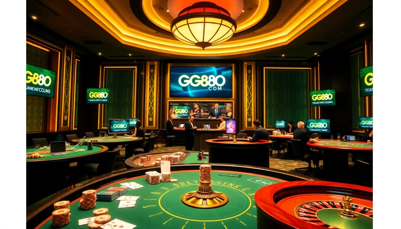 Experience thrilling gameplay at GG88.COM with vibrant casino tables and exciting games.
