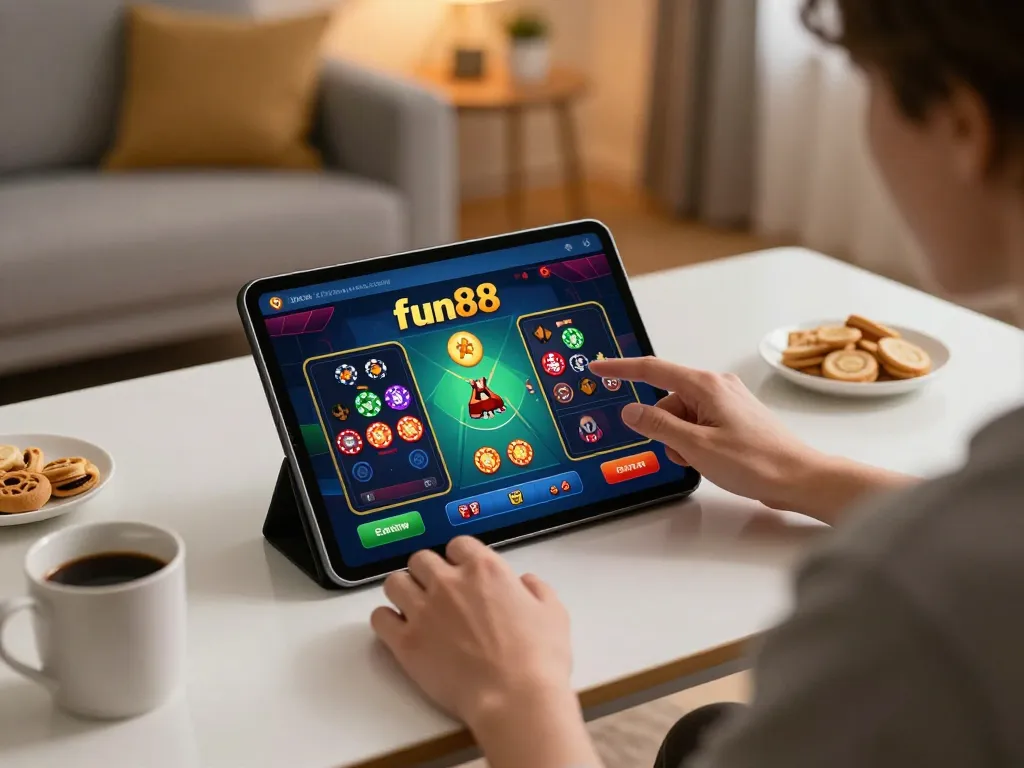 Engaging with the fun88 platform for online gaming in a cozy home environment