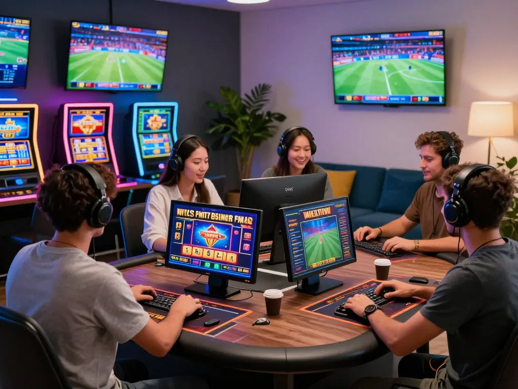 Exciting online gambling experience with engaged players at xx88 casino.