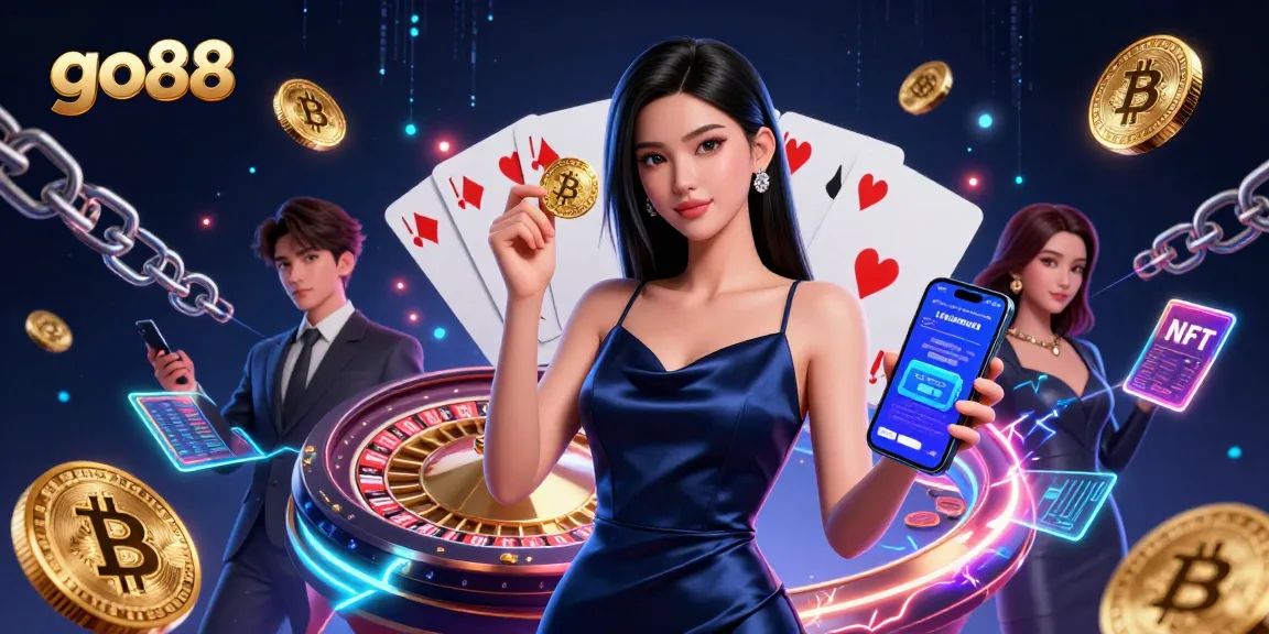 Engage in thrilling go88 casino games with stunning visuals and vibrant crypto elements.