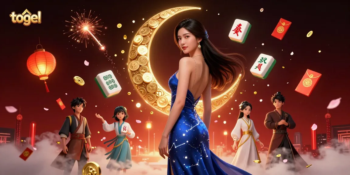 Experience engaging togel gameplay with a stunning casino illustration featuring Asian themes and dynamic game elements.