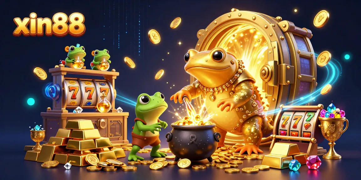 Experience rich winnings at xin88 with an enchanting casino scene full of gold and excitement.