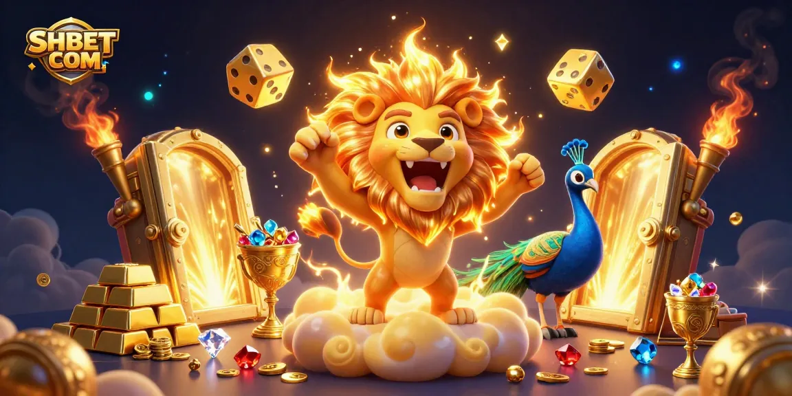 Experience the thrill of gaming at SHBET COM with vivid 3D visuals of fortune and excitement.