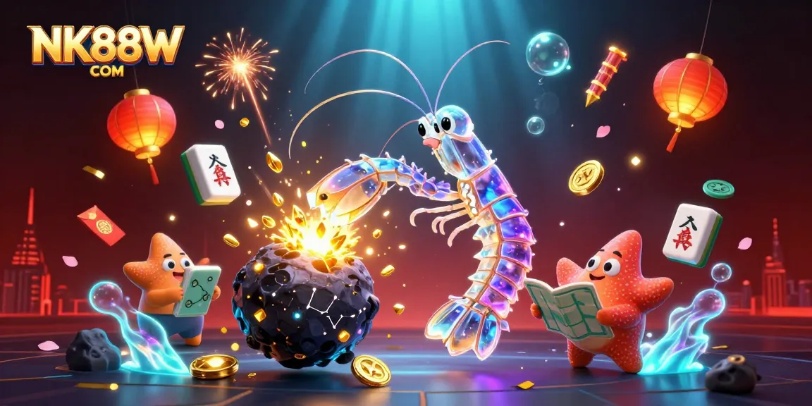 Experience the thrilling entertainment of NK88W COM with vibrant casino elements and captivating characters in an immersive scene.
