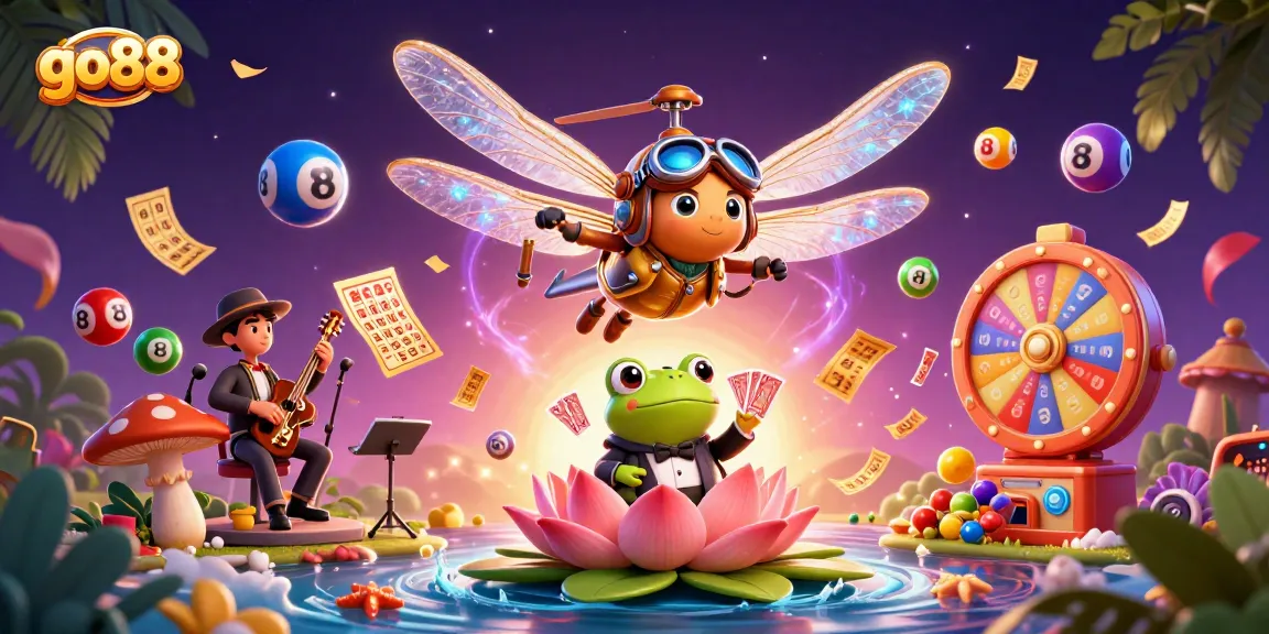 Experience the thrilling adventures of go88, featuring a vibrant casino scene with dynamic characters and lively gameplay.
