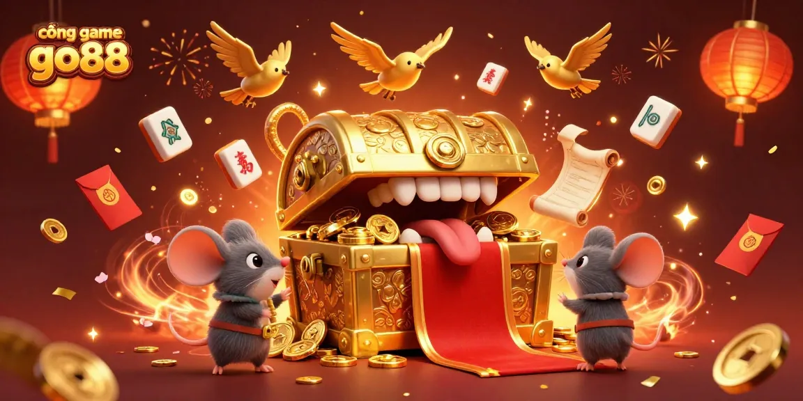 Engage with cổng game go88 featuring an adventurous treasure chest allure filled with excitement.