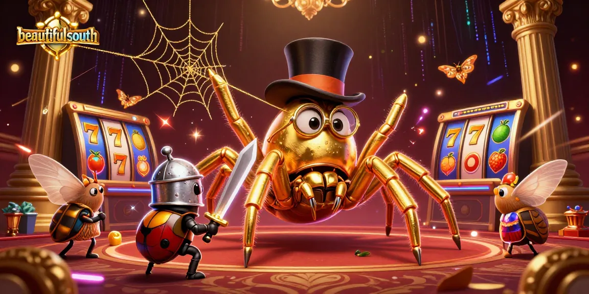 Experience thrilling gameplay at beautifulsouth with vibrant 3D casino characters showcasing slot games.