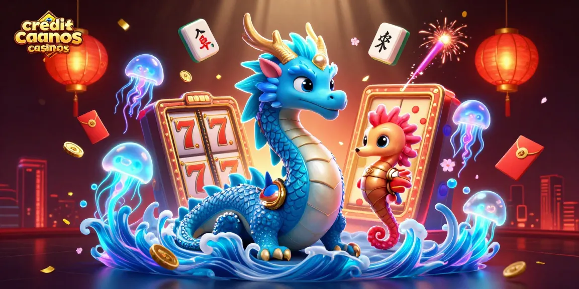 Experience credit card casinos with a captivating scene featuring dragons, knights, and vibrant gaming elements.
